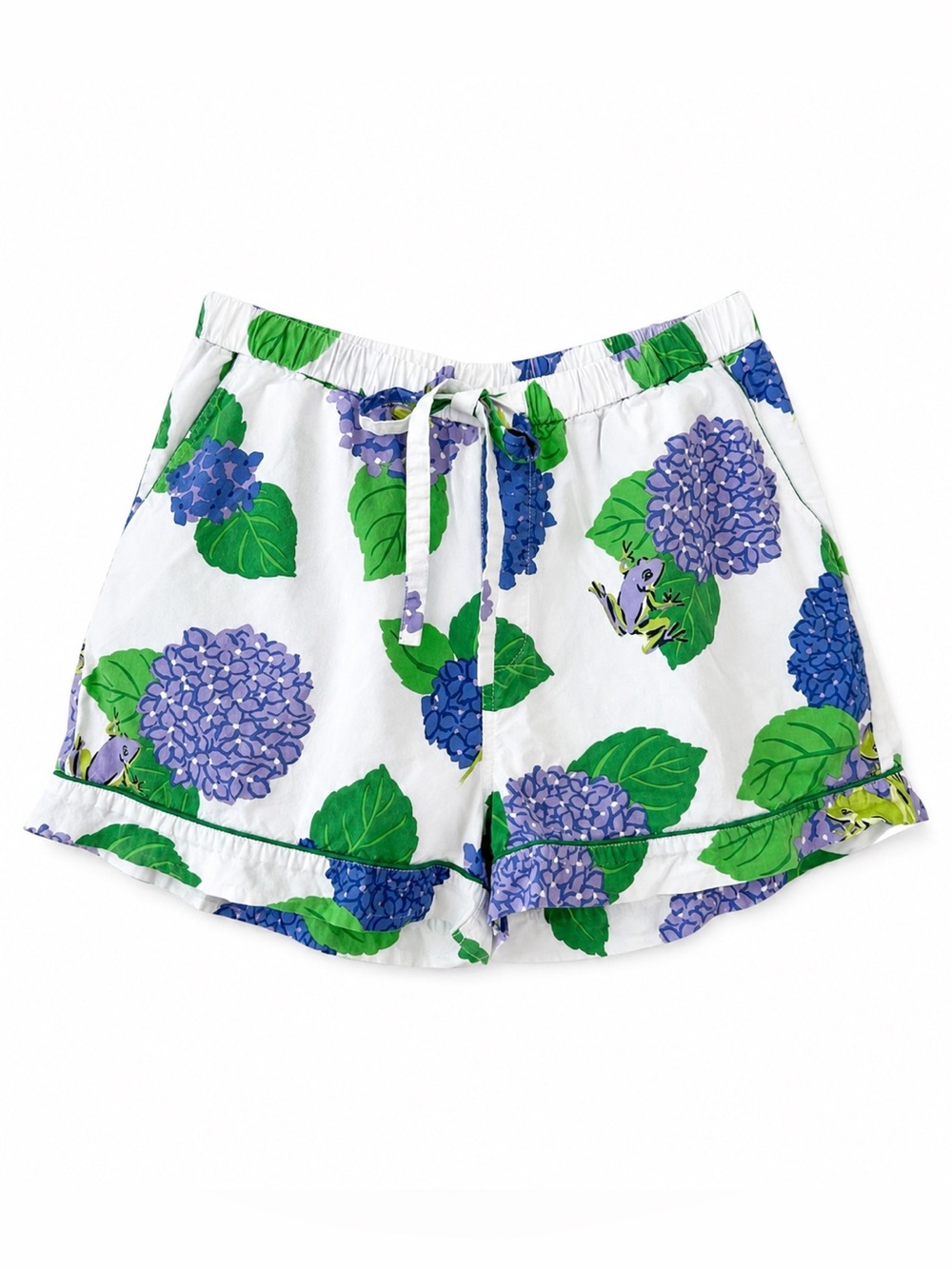Printfresh Anthropologie Hydrangea‎ Hideaway Pajama Shorts XS Lounge Cozy Cotton